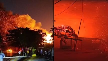 Revelación de sexo de un bebé, el origen del incendio en Las Flores