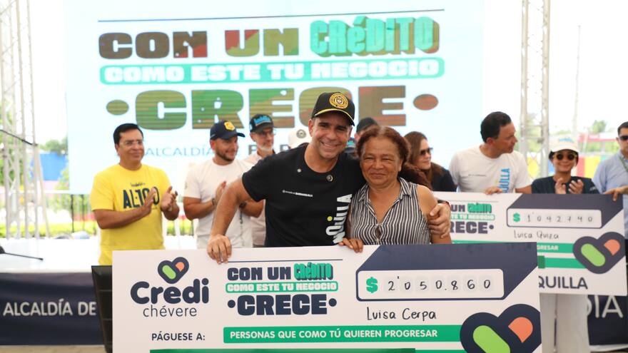 Cerca de 300 empresarios de Barranquilla fueron beneficiados con CrediChévere