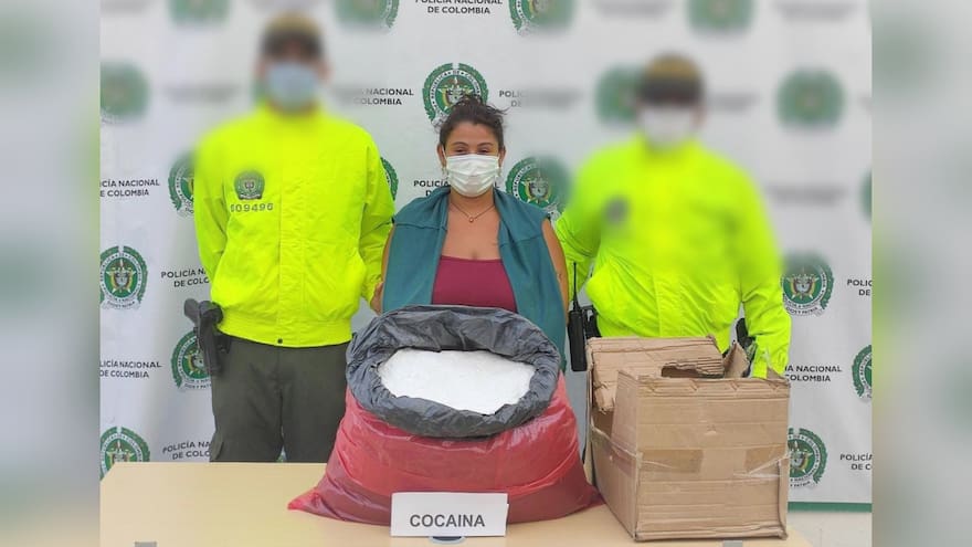 Capturan a una mujer que recogió en Sincelejo una encomienda de droga