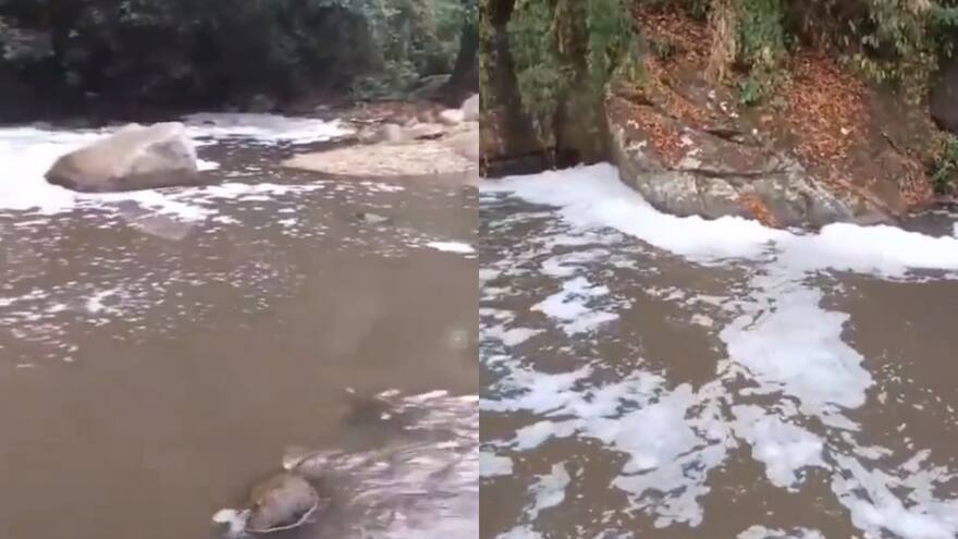 Santa Marta: preocupación por aguas de alcantarillas que contaminan el río Minca