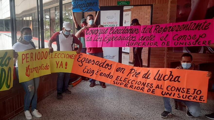 Egresados piden convocar elecciones en Unisucre