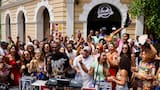 Ciudadanos participaron masivamente en la grabación del videoclip oficial de la Feria Nacional de la Ganadería