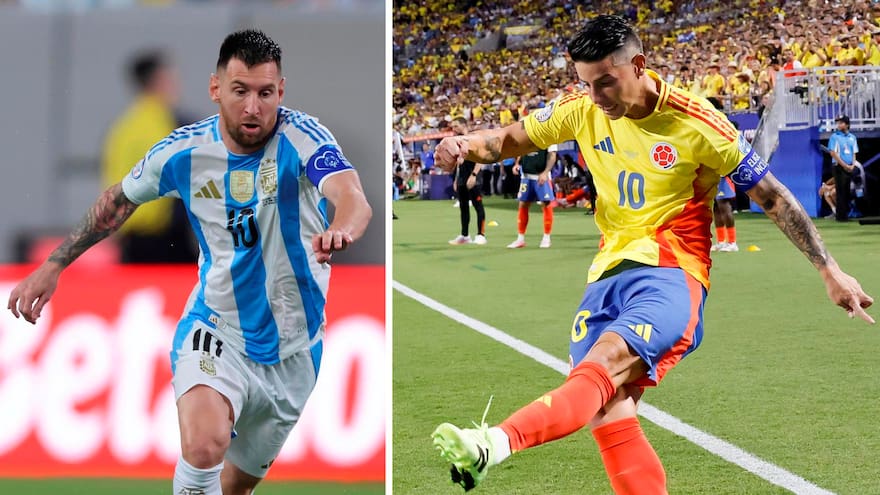Messi frente a James, la magia de la final pasa por el ‘10’