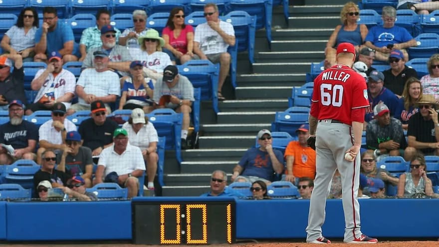 Las Grandes Ligas buscan reducir duración de juegos con el reloj de picheo