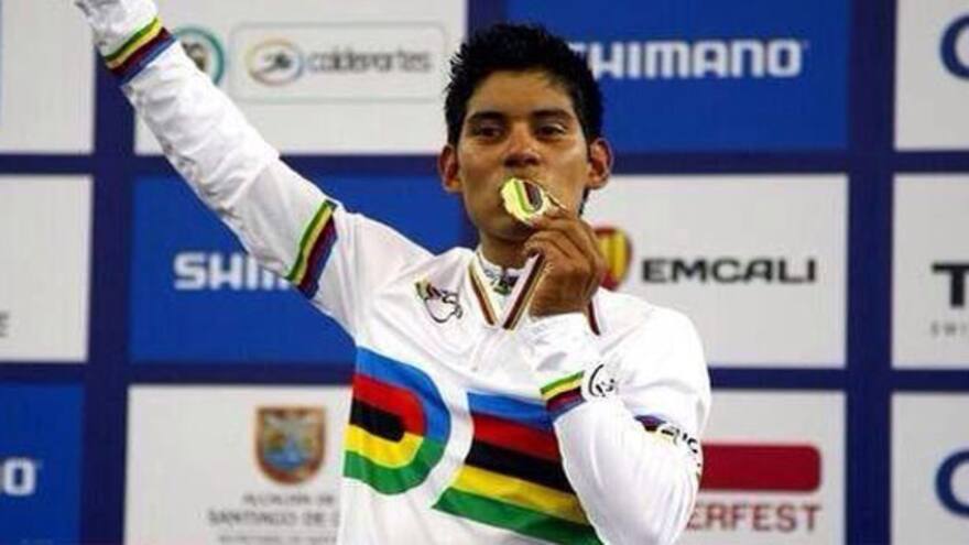 Colombiano Ávila gana oro en la prueba de puntos del Mundial de Ciclismo
