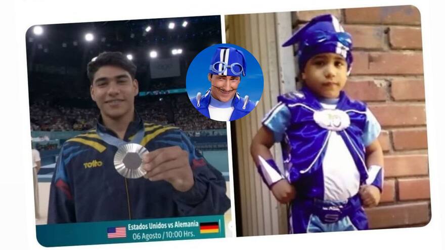 Magnus Scheving, actor de la serie Lazy Town, felicitó a Ángel Barajas por su medalla en los Olímpicos