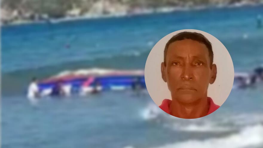 Pescador muere tras caerle una lancha encima en una playa del Parque Tayrona en Santa Marta