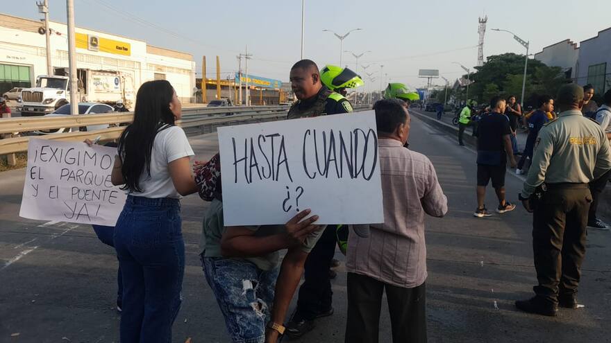 Grupo de ciudadanos pidió reinicio de obras en Circunvalar y el Parque