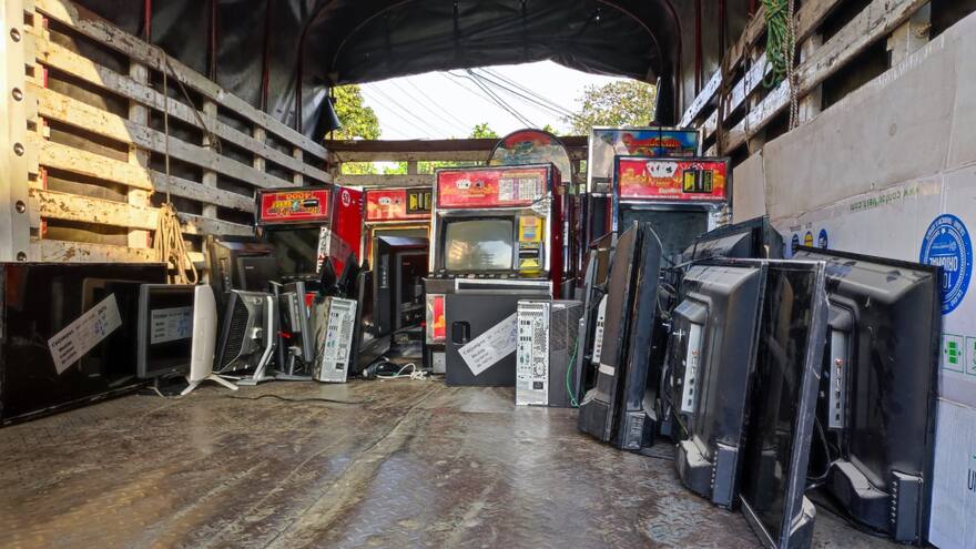 Incautan máquinas para juegos de azar ilegales en Santa Marta, Magdalena