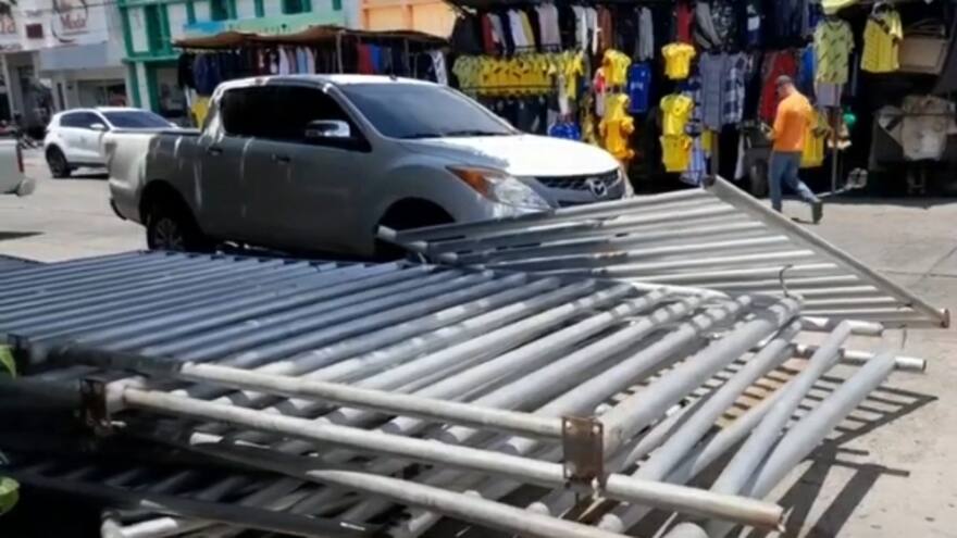 Comerciantes inconformes por retiro de rejas de La Galería Popular de Valledupar