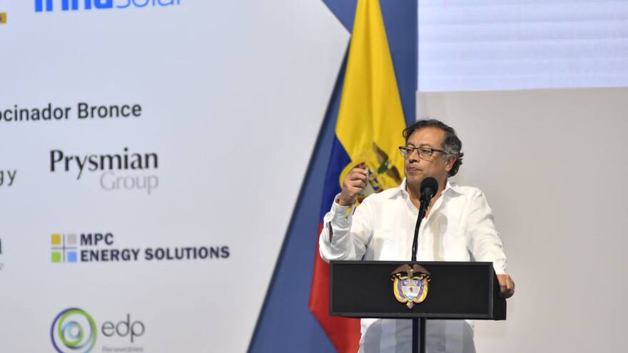 Presidente Petro habla sobre la crisis climática en feria renovable Latam