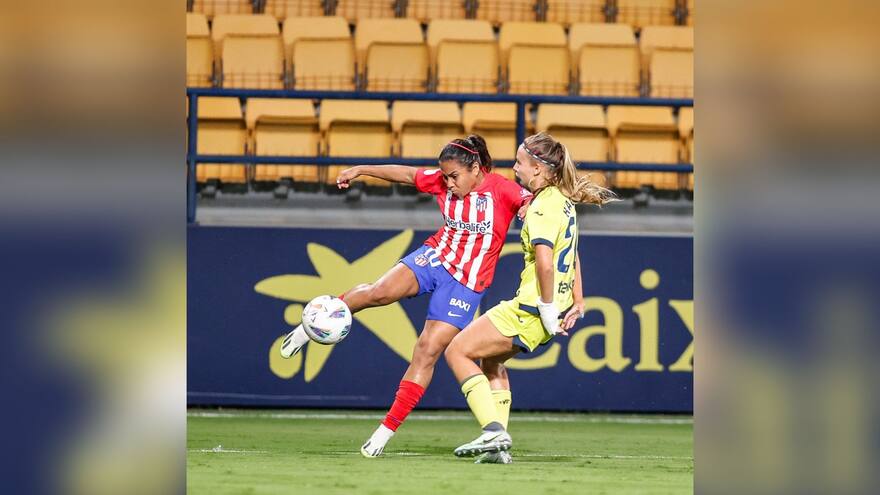 Leicy Santos, de la selección Colombia, fue figura en la victoria del Atlético de Madrid ante el Villareal