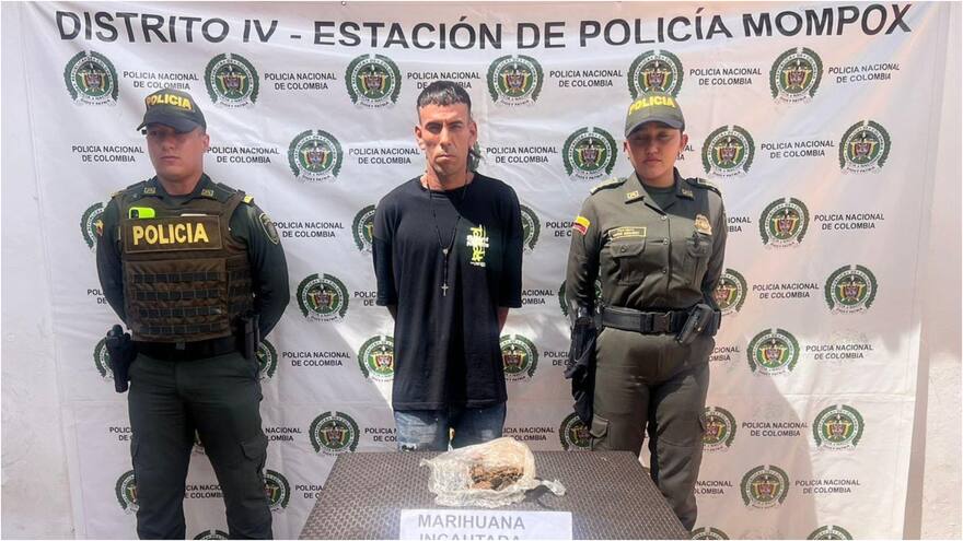 Capturan a sujeto que pretendía vender 315 gramos de marihuana prensada