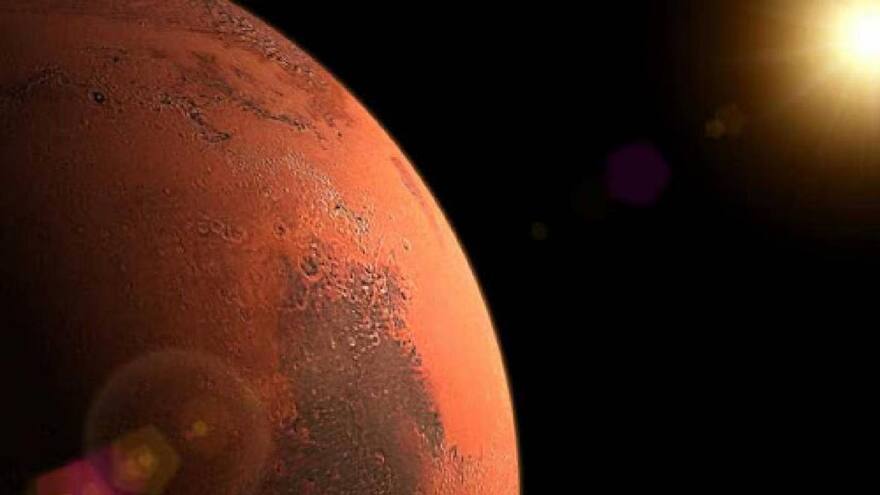 Descubren un volcán gigante en Marte que siempre estuvo a la vista