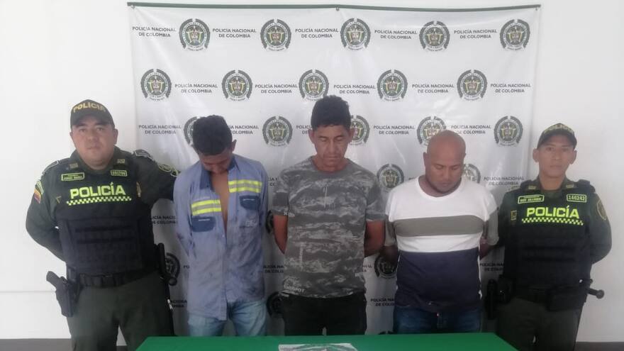 Policía del Atlántico captura a tres sujetos por el delito de receptación