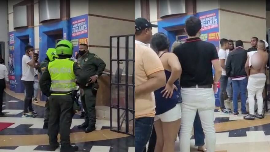 Entre puños y patadas terminó lanzamiento musical en discoteca