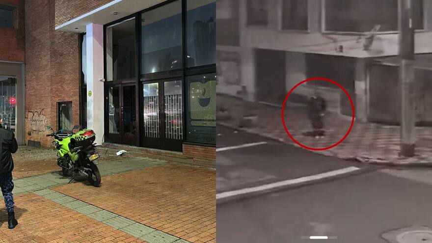En video quedó registrado el presunto responsable de ataque con explosivos cerca del Inpec en Bogotá