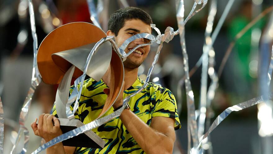 Master 1.000: Carlos Alcaraz domina a Struff y repite la corona en Madrid