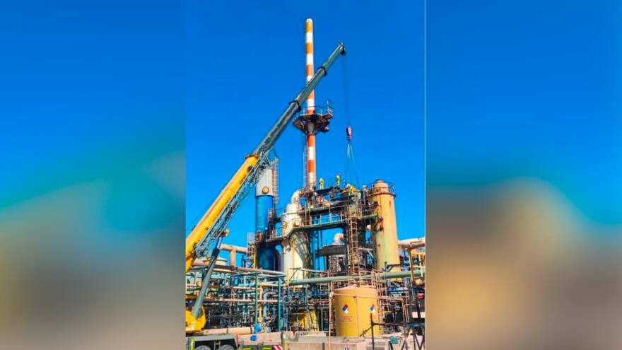 Monómeros realiza una parada menor de una de sus plantas