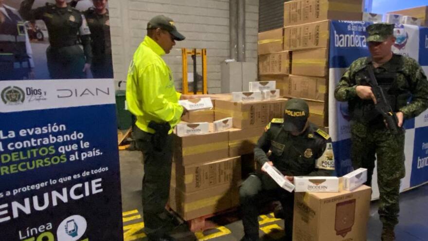 Incautan millonario contrabando de cigarrillos en Bolívar