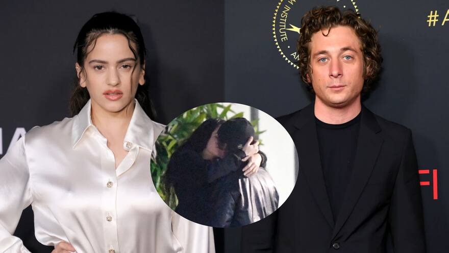 Confirman relación de Rosalía y Jeremy Allen tras beso en las calles de Los Ángeles