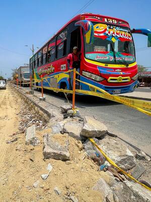 Trayecto que es una vergûenza