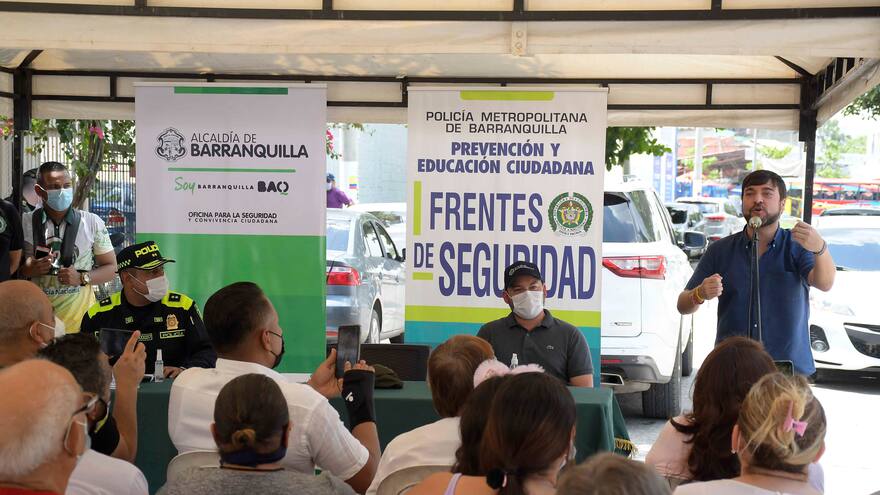 Fortalecen frente de seguridad en el barrio Los Trupillos