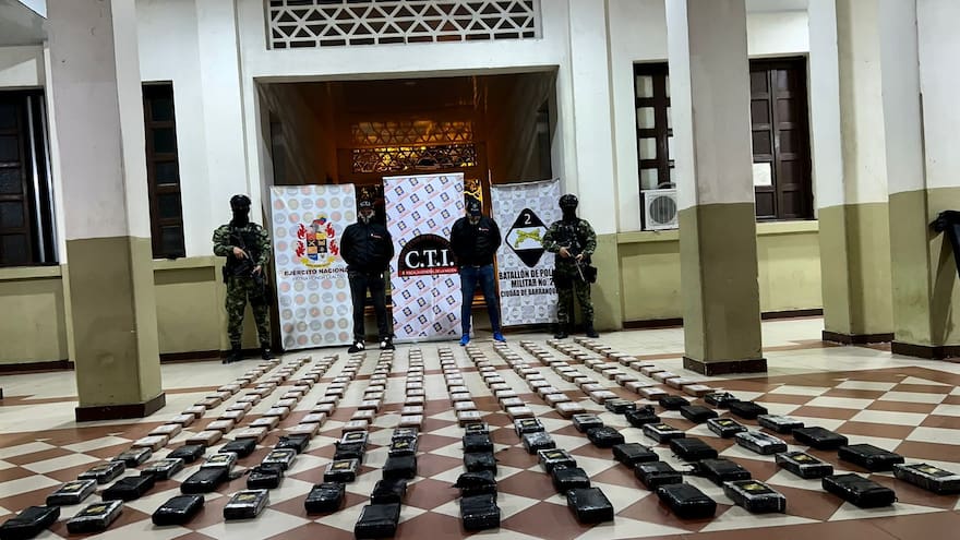 En vivienda de Los Nogales descubren 200 kilos de cocaína del Clan del Golfo