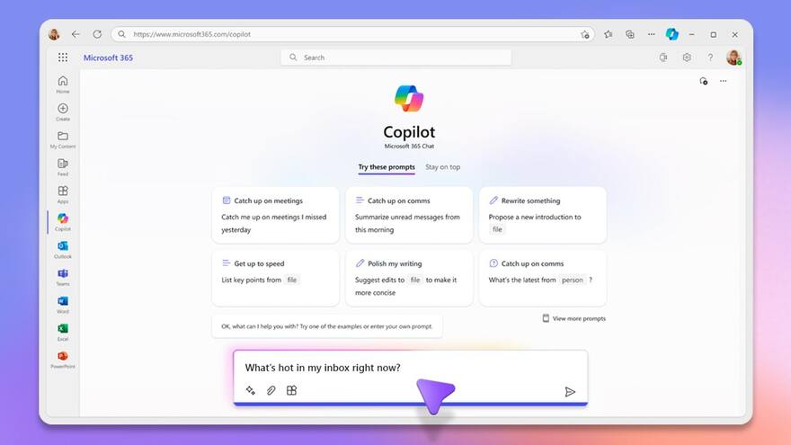 Microsoft presenta Copilot, su 'asistente' con IA para Windows, el navegador Edge y Bing