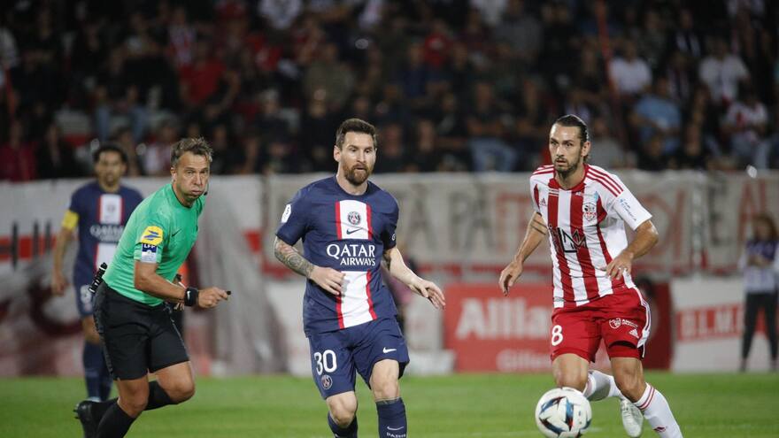 Ligue 1: PSG goleó al Ajaccio de visitante y Messi marcó un golazo