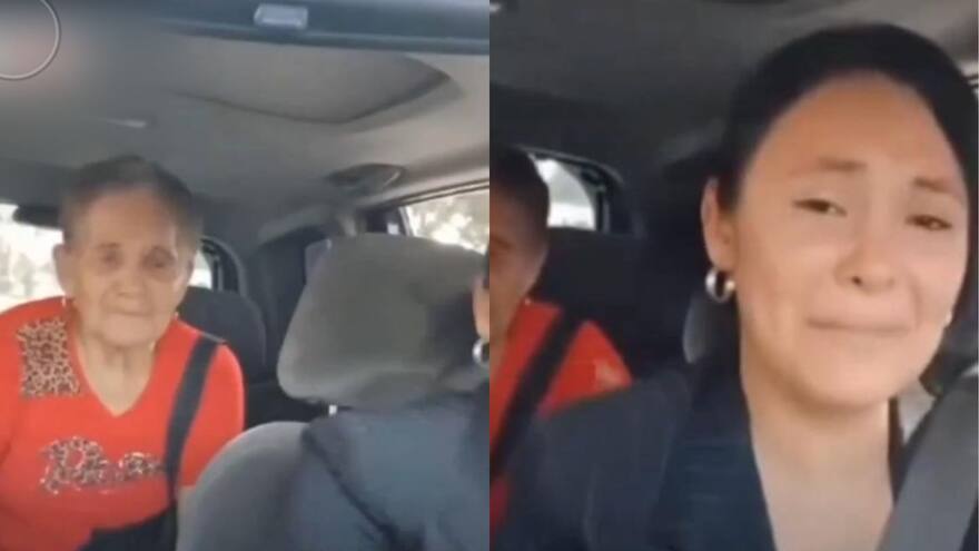Video viral: Abuela ruega a conductora de Uber que no la deje en un ancianato, luego del abandono de sus hijos