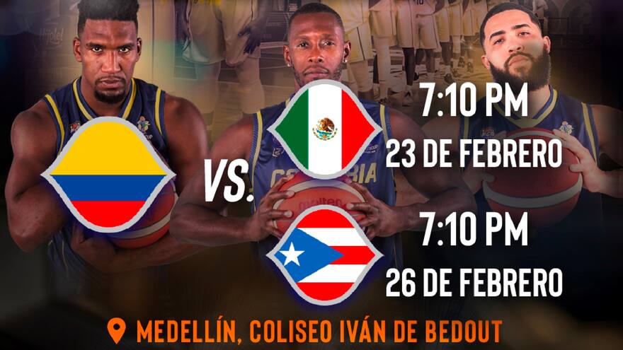Colombia entrega los convocados para la última ventana de las Eliminatorias al Mundial de Baloncesto