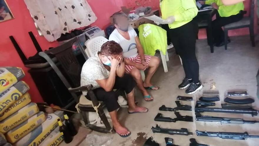 En Riohacha capturan a madre e hijo por tráfico de armas