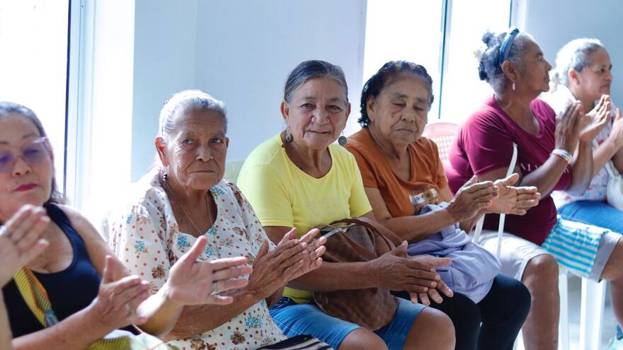 En Baranoa se realizó una jornada de sensibilización en contra del maltrato a los adultos mayores