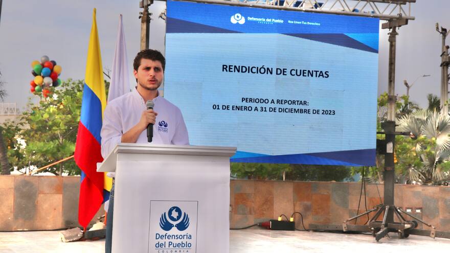 Defensoría Regional Atlántico rindió cuentas de su gestión vigencia 2023
