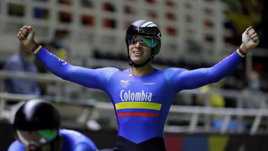 Cristian Ortega ratifica el dominio de Colombia en el ciclismo de pista