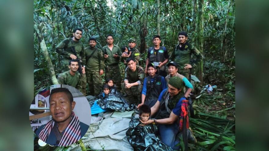 Abuelo de los cuatro niños sobrevivientes aseguró que los menores se encuentran bien aunque débiles