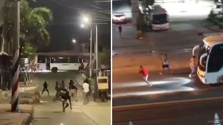 Desmanes, alteración del orden público y enfrentamientos entre hinchas, el balance en Cartagena tras partido Junior vs. Palmeiras