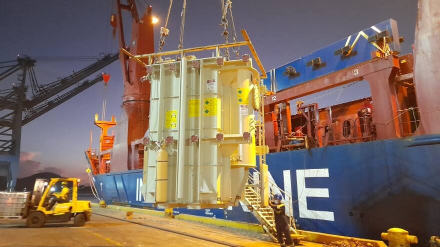 GEB recibió reactores para proyecto Colectora en La Guajira