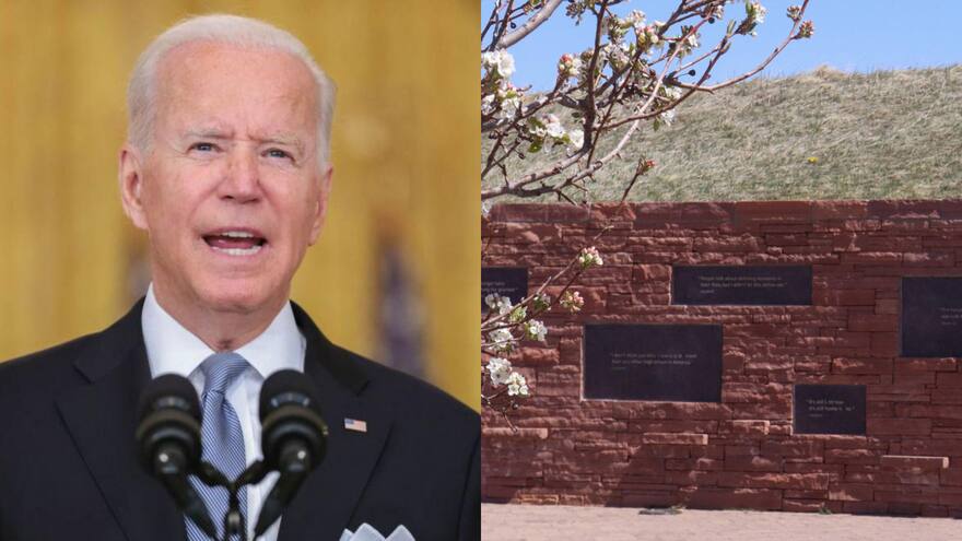 Biden recuerda a víctimas de tiroteo en secundaria de Columbine tras 25 años