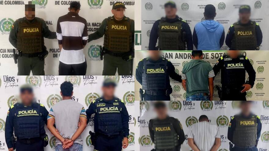 Redada contra el tráfico de drogas deja 5 capturados en Córdoba