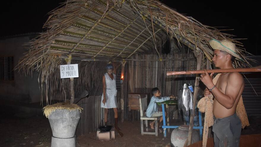 Los cuadros vivos, un arte sin fecha de vencimiento en Galeras, Sucre