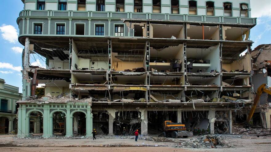Suben a 34 los fallecidos por explosión en hotel de La Habana