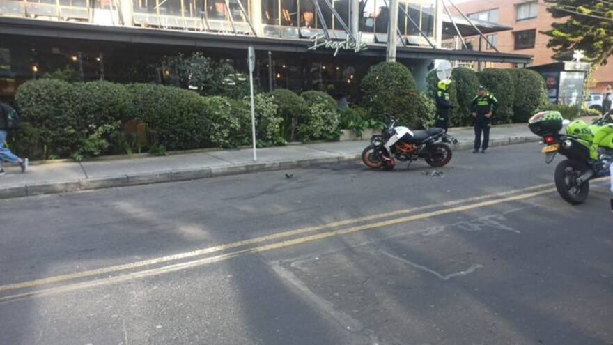 En video quedó registrada la balacera en el Parque de la 93, norte de Bogotá