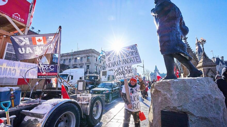 Trudeau usa poderes de emergencia ante caos por protestas