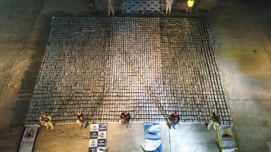 Incautan más de tres toneladas de cocaína en La Guajira