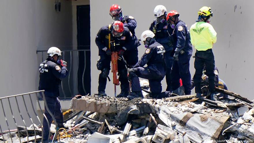 Sigue subiendo cifra de muertos en el derrumbe de edificio residencial en Miami-Dade