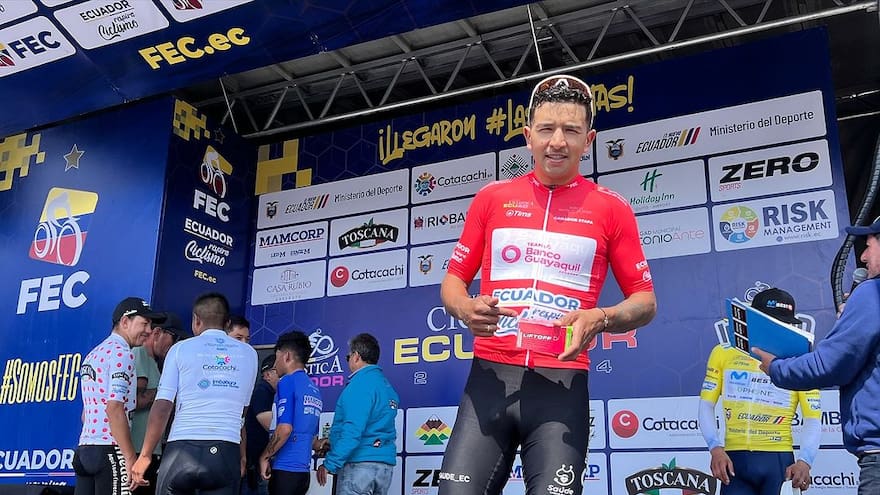 Robinson Chalapud ganó la quinta etapa de la Vuelta Ciclística a Ecuador