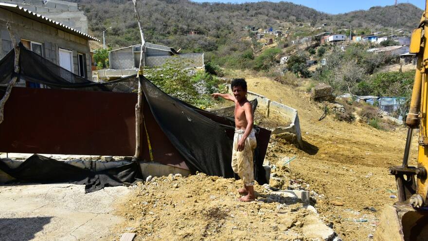En Puerto familias damnificadas esperan solución a casas derrumbadas