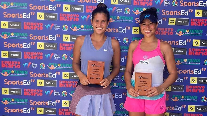 María Fernanda Herazo logra dos títulos en el W15 de Santo Domingo